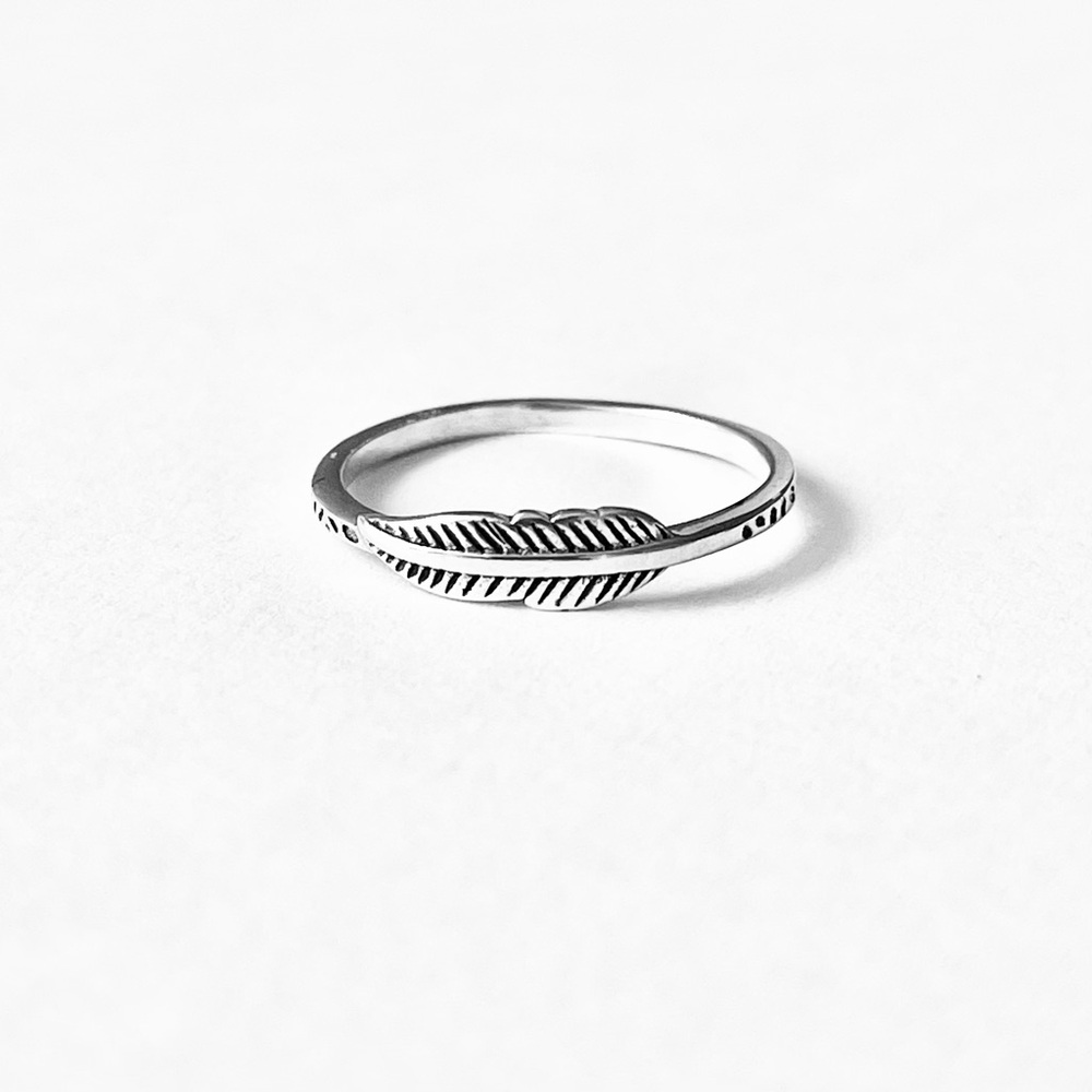 ❤️TOP SELLER❤️Sterling Silver Little Bird Feather Ring, Angels Wing Rings, Birds - Picture 11 of 14